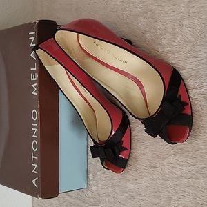 Antonio Melani Darling Confetti Pat Size 7 1/2